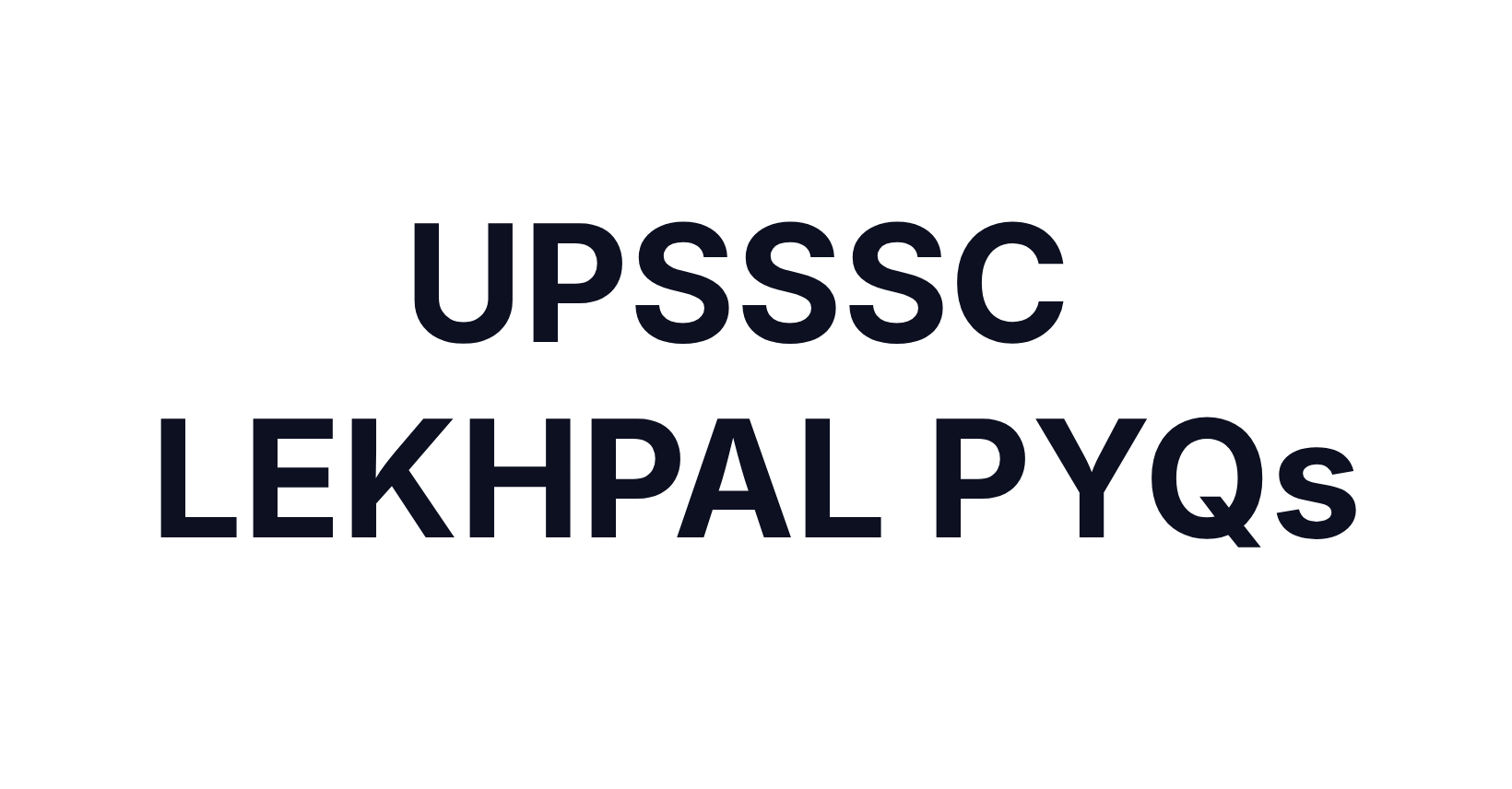 UPSSSC Lekhpal Previous Year Questions